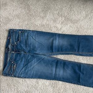 Silver Aiko Mid Boot Jeans